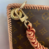 The Swan - Vintage Monogram in Vachetta Crossbody