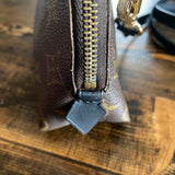 The Junco Crossbody Bag - Vintage Monogram in Black