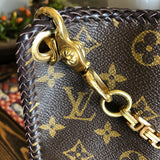 The Peacock - Vintage Monogram Hobo Crossbody