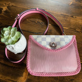 The Falcon - Damier Azur and Pink Small Crossbody