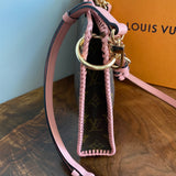 The Swan Crossbody - Vintage Monogram in Pale Pink