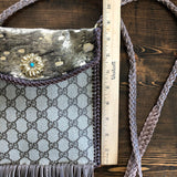 The Fringed Robin with Back Pocket - Vintage GG Crossbody