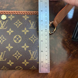 The Osprey - Vintage Monogram in Whiskey Crossbody Bag