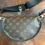 The Dove - Vintage Monogram in Black Sling/Crossbody/Shoulder Bag