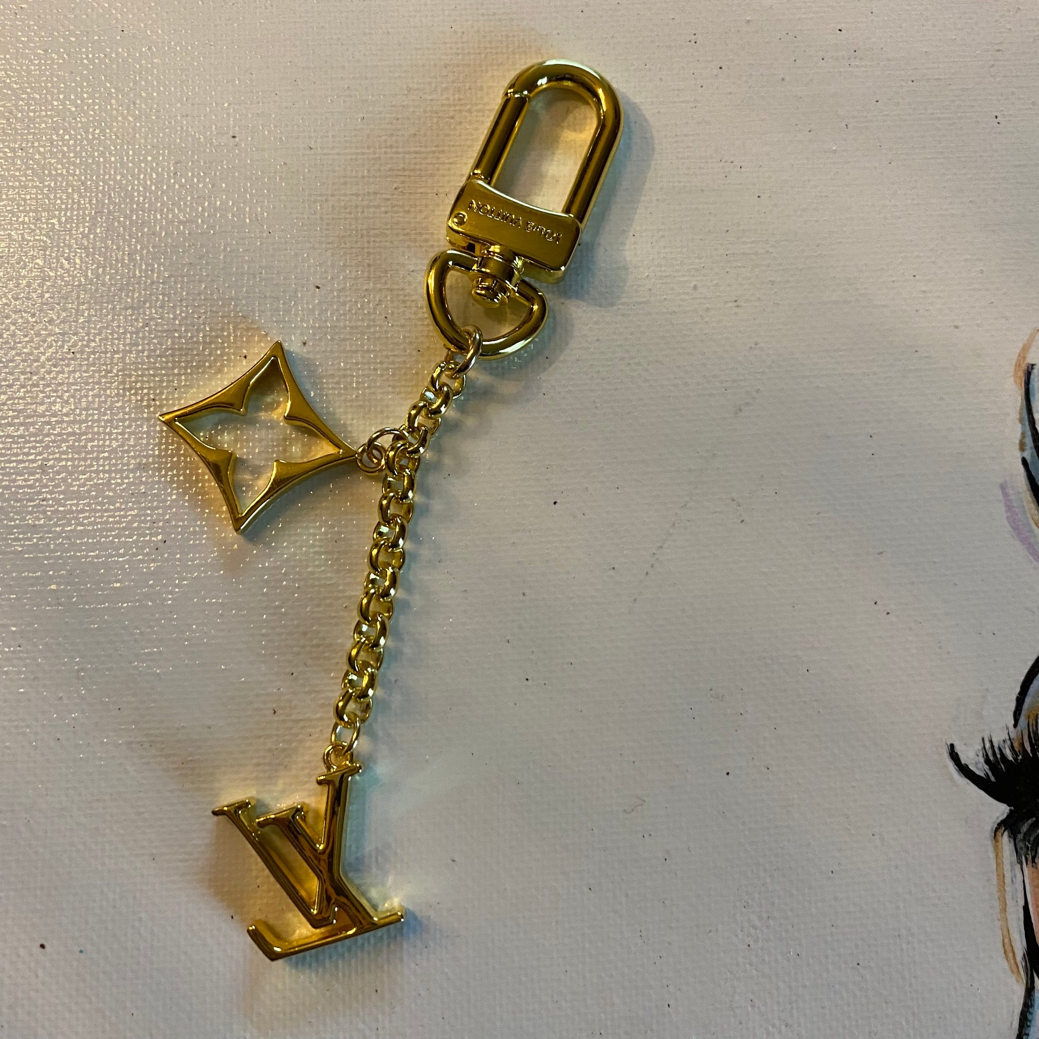 Authentic LV Quatrefoil Purse Charm/Keychain – Beauty Bird Vintage