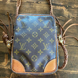 The Parrot - Monogram Crossbody Bag in Tan