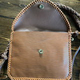 The Falcon with Back Pocket - Vintage Monogram and Caramel Epi Combo