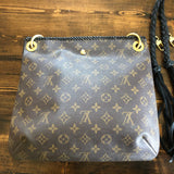 The Lark Crossbody in Black Monogram