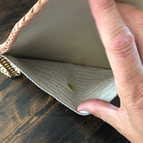 The Wren - Damier and Cream Vintage Wristlet/Crossbody/Clutch