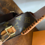 The Swift - Vintage Monogram in Tan Crossbody