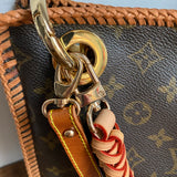 The Swan - Vintage Monogram in Dark Vachetta Crossbody - 2 Straps!