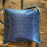 The Robin - Vintage GG Crossbody in Blue/Purple