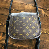 The Swift - Vintage Monogram Black Crossbody