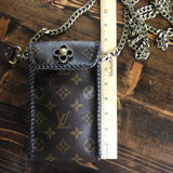 The Hummingbird - Monogram Cell Phone Crossbody/Wristlet Bag