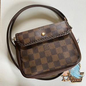 The Junco - Vintage Damier Crossbody Bag