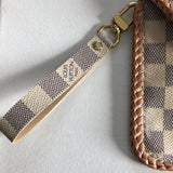 The Baby Falcon - Damier Azur Card Holder/Wristlet