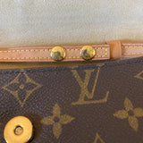 The Junco - Vintage Monogram in Vachetta Shoulder/Crossbody Bag