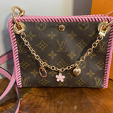 The Cygnet Crossbody - Vintage Monogram in Barbie Pink