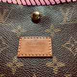 The Peacock - Vintage Monogram Hobo in Pink Crossbody