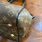 The Mallard Handbag - Vintage Monogram in Black