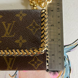 The Junco Wallet Crossbody - Vintage Monogram in Gold