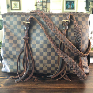 The Heron - Vintage Damier Ebene Shoulder Bag