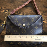 The Falcon - Full Monogram Vintage Wristlet/Crossbody/Clutch