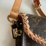 The Junco - Vintage Monogram in Vachetta Crossbody Bag