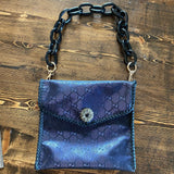 The Robin - Vintage GG Crossbody in Blue/Purple