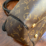 The Mallard Handbag - Vintage Monogram in Black