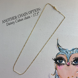 Dior Zipper Pull on Pearl/Paperclip Necklace