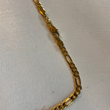 GG Zipper Pull Gold-Filled Herringbone Necklace