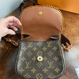 The Swift - Vintage Monogram in Tan Crossbody