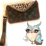 The Fanny Pack MINI Wren in Leopard - Fanny Pack/Wristlet/Clutch Bag