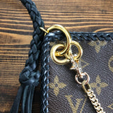 The Nuthatch - Vintage Monogram in Black Crossbody