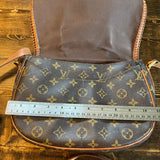 The Downy - Vintage Monogram Caramel Crossbody