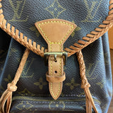 The Loon - Vintage Monogram Mini Backpack in Vachetta