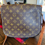 The Swift - Vintage Monogram in Tan Crossbody