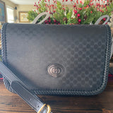 The Swift Crossbody - Vintage Micro GG in Black