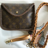 The Falcon - Full Monogram Vintage Wristlet/Crossbody/Clutch