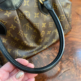 The Mallard Handbag - Vintage Monogram in Black