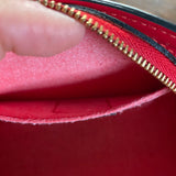 The Kinglet - Vintage Epi in Red Wristlet Bag