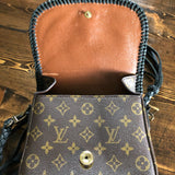 The Swift - Vintage Monogram Black Crossbody