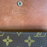 The Junco Wallet Crossbody - Vintage Monogram in Gold