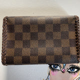 The Junco Tri-fold Short Wallet - Vintage Damier in Brown