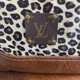The Mockingbird - Leopard Print Hair on Hide Wristlet Bag