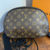 The Dove Crossbody - Vintage Monogram in Black