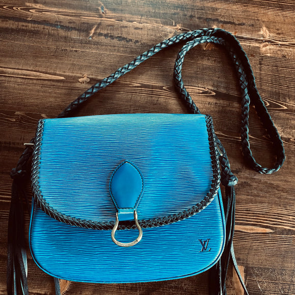 The Swift - Vintage Blue Epi Crossbody