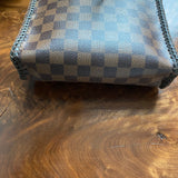 The Canvasback Shoulder/Crossbody Bag - Vintage Damier in Brown