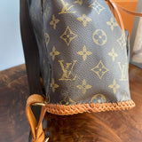 The Loon - Vintage Monogram Backpack in Tan